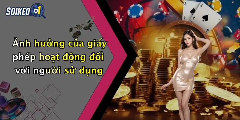 Ảnh hưởng của giấy phép hoạt động đối với người sử dụng