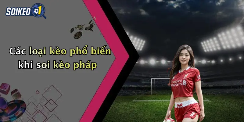 Các loại kèo phổ biến khi soi kèo pháp