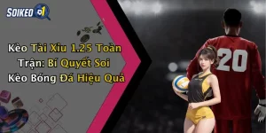Kèo Tài Xỉu 1.25 Toàn Trận: Bí Quyết Soi Kèo Bóng Đá Hiệu Quả