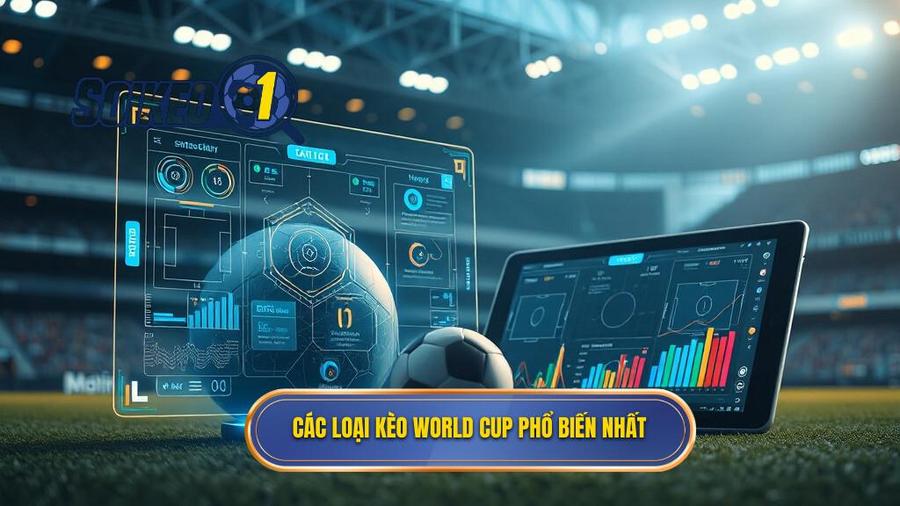 2. Các loại kèo World Cup phổ biến nhất