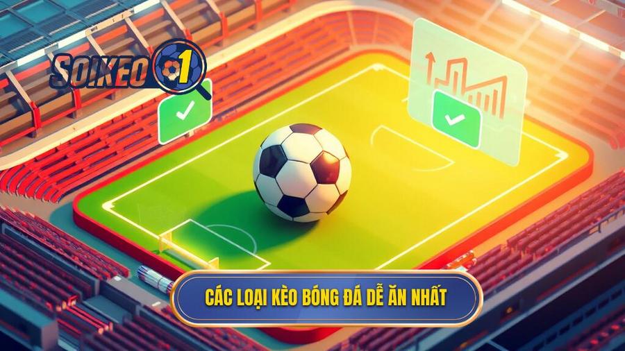 Top các loại kèo bóng đá dễ ăn nhất hiện nay dành cho người mới