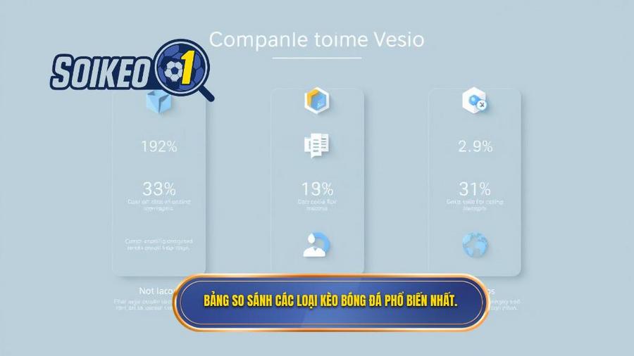 Bảng so sánh đặc điểm các loại kèo phổ biến