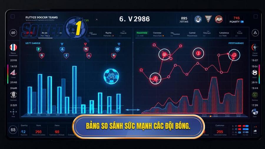 Bảng so sánh sức mạnh các đội bóng hàng đầu