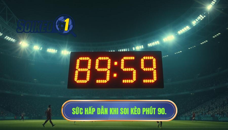 Tại sao soi kèo phút 90 lại có sức hút mãnh liệt?