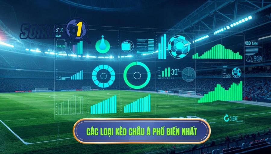 Bảng tổng hợp các loại kèo Châu Á phổ biến và cách xử lý