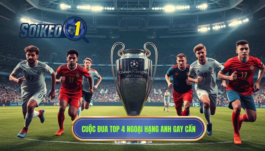 Cuộc đua top 4 Ngoại hạng Anh gay cấn