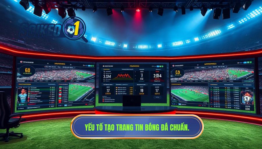 Yếu tố tạo trang tin bóng đá chuẩn